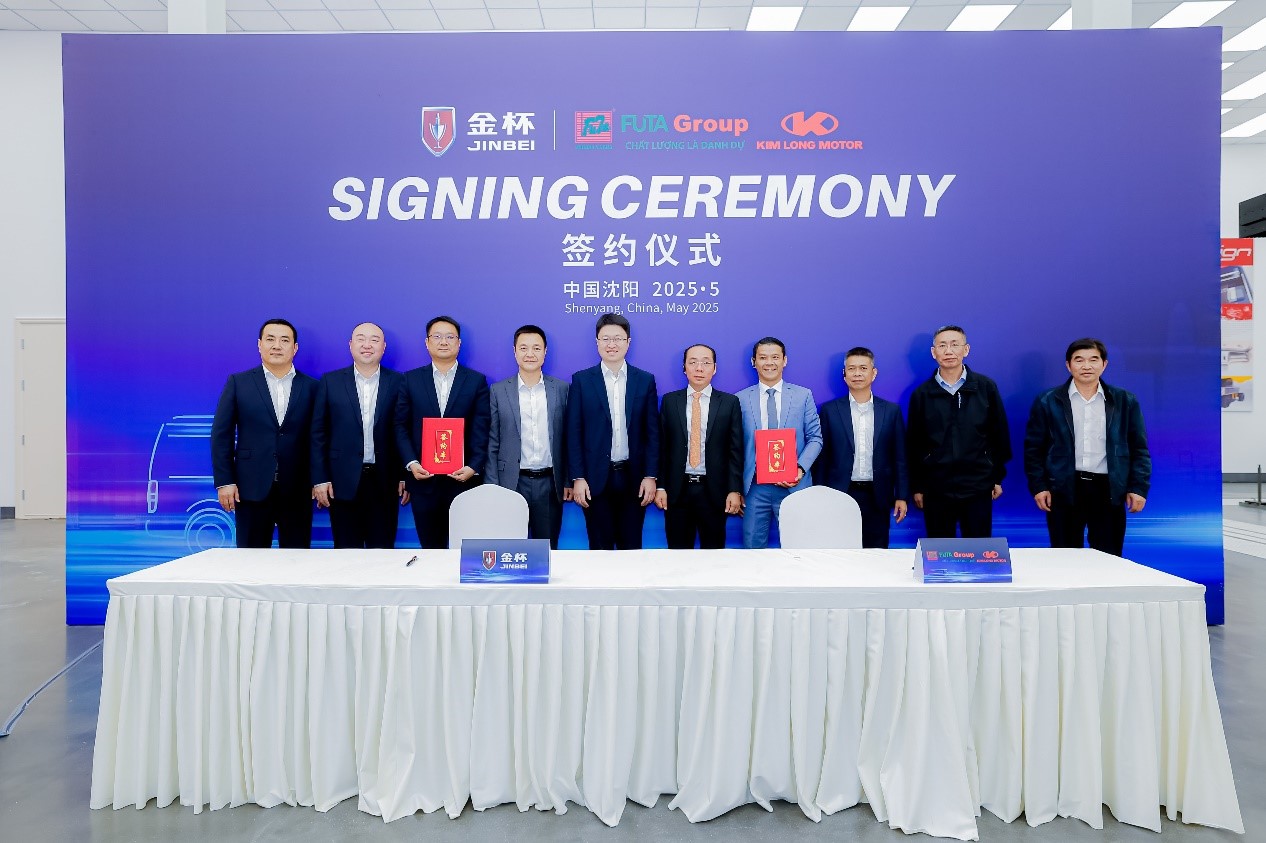 Shenyang JINBEI signed a 300 million yuan order with Vietnam Kim Long Motor Hue